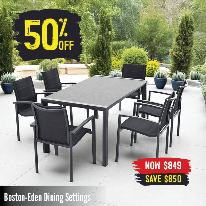 Now $849 50% Off Boston-Eden Dining Settings | Shop Now